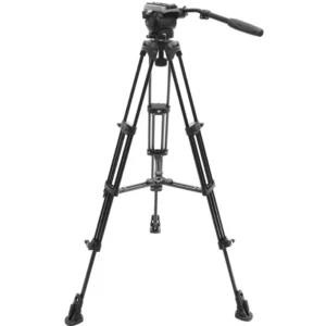 E-Image Professional Compact Tripod with 75mm Fluid Head