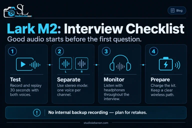 Hollyland Lark M2 Price in Lebanon: Is the $150 Mic Worth It for Interviews?